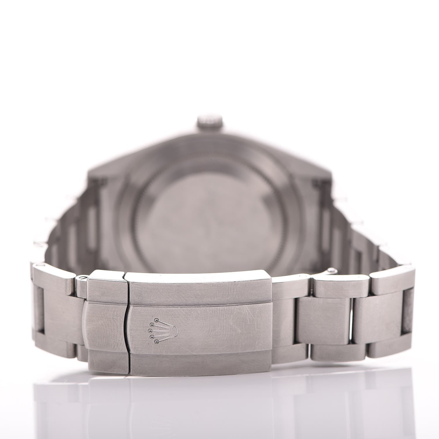 Rolex Stainless Steel 39mm Oyster Perpetual Watch Blue 114300 4 of 6