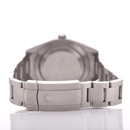 Rolex Stainless Steel 39mm Oyster Perpetual Watch Blue 114300 4 of 6