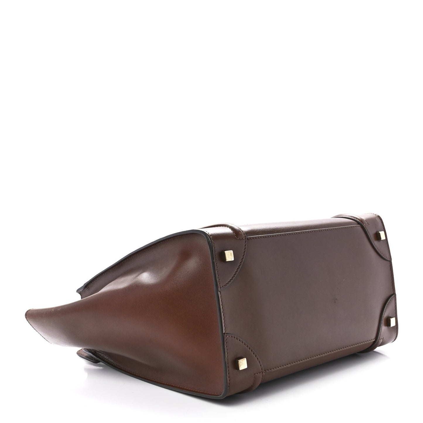 Smooth Calfskin Mini Luggage Caramel