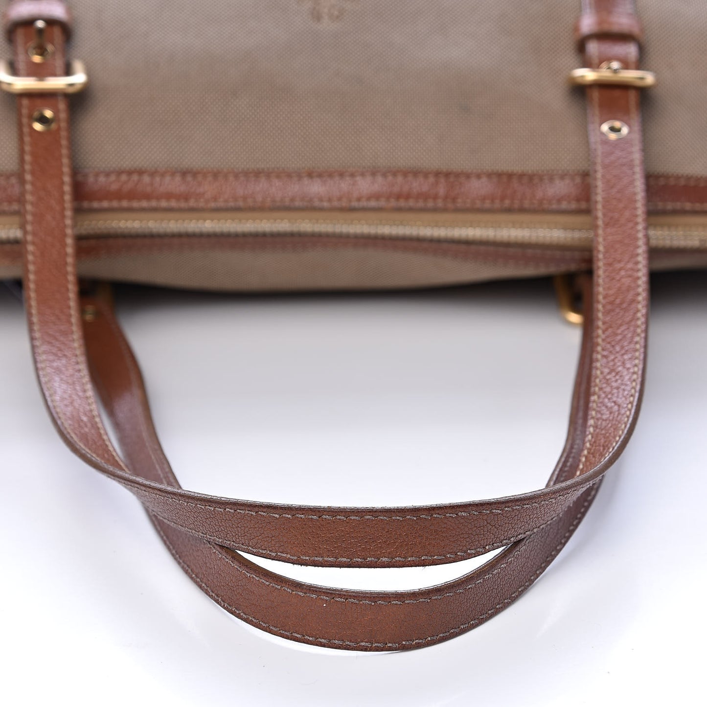 Jacquard Logo Tote Corda Brandy