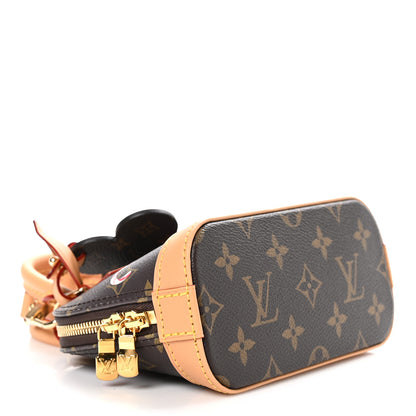 Louis Vuitton Monogram 2024 Christmas Animation Candy Factory Nano Alma Candy Red 4 of 9