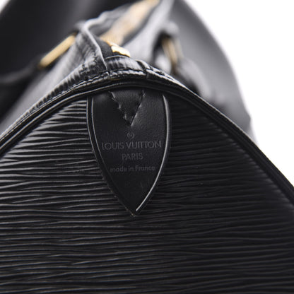 Louis Vuitton Epi Keepall 45 Black 5 of 9