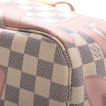 Louis Vuitton Damier Azur Tahitienne Neverfull MM 10 of 10