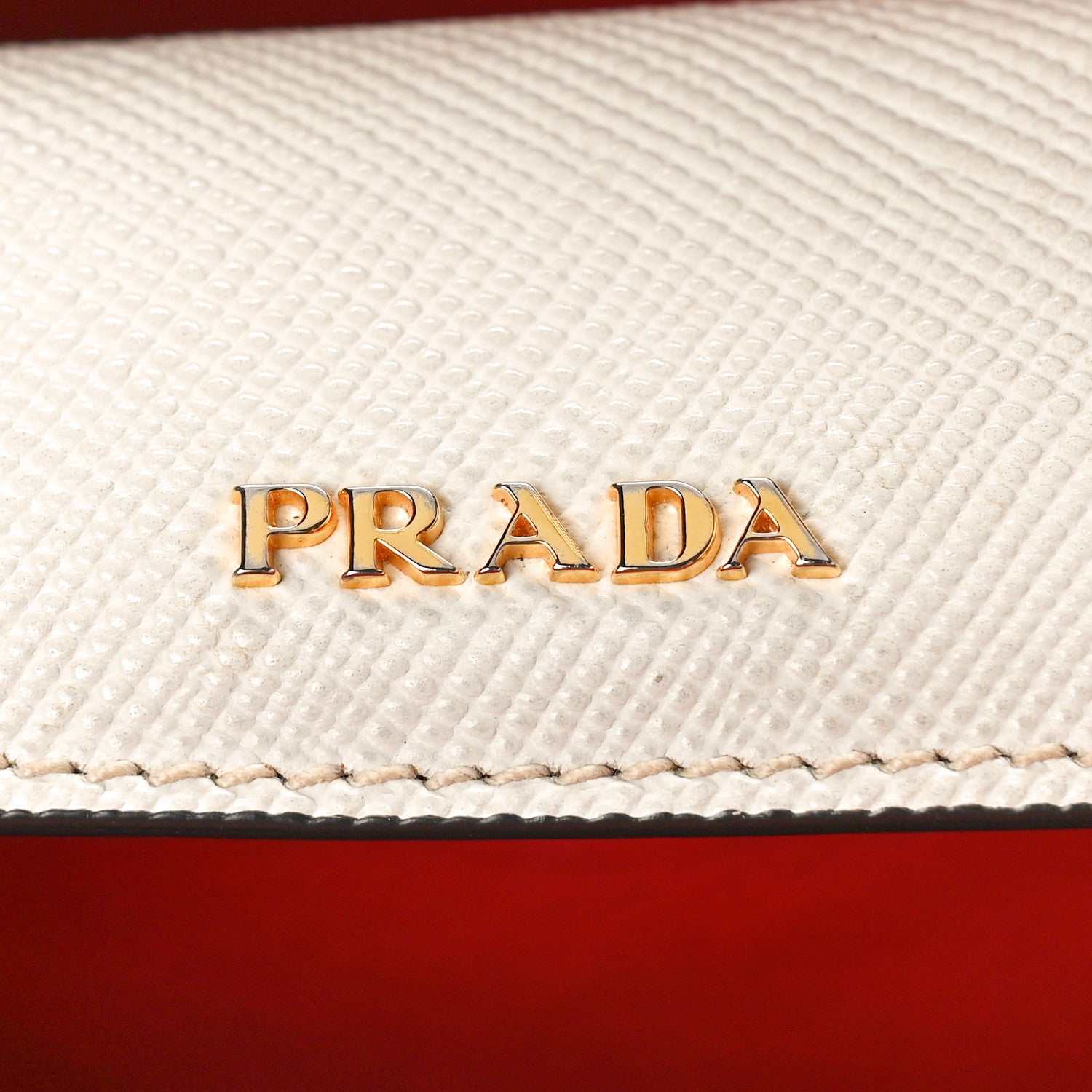 Prada Saffiano Cuir Medium Double Bag Talco Lacca 6 of 10