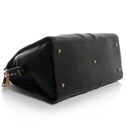 Saint Laurent Leather Large Cabas Chyc Black 4 of 9