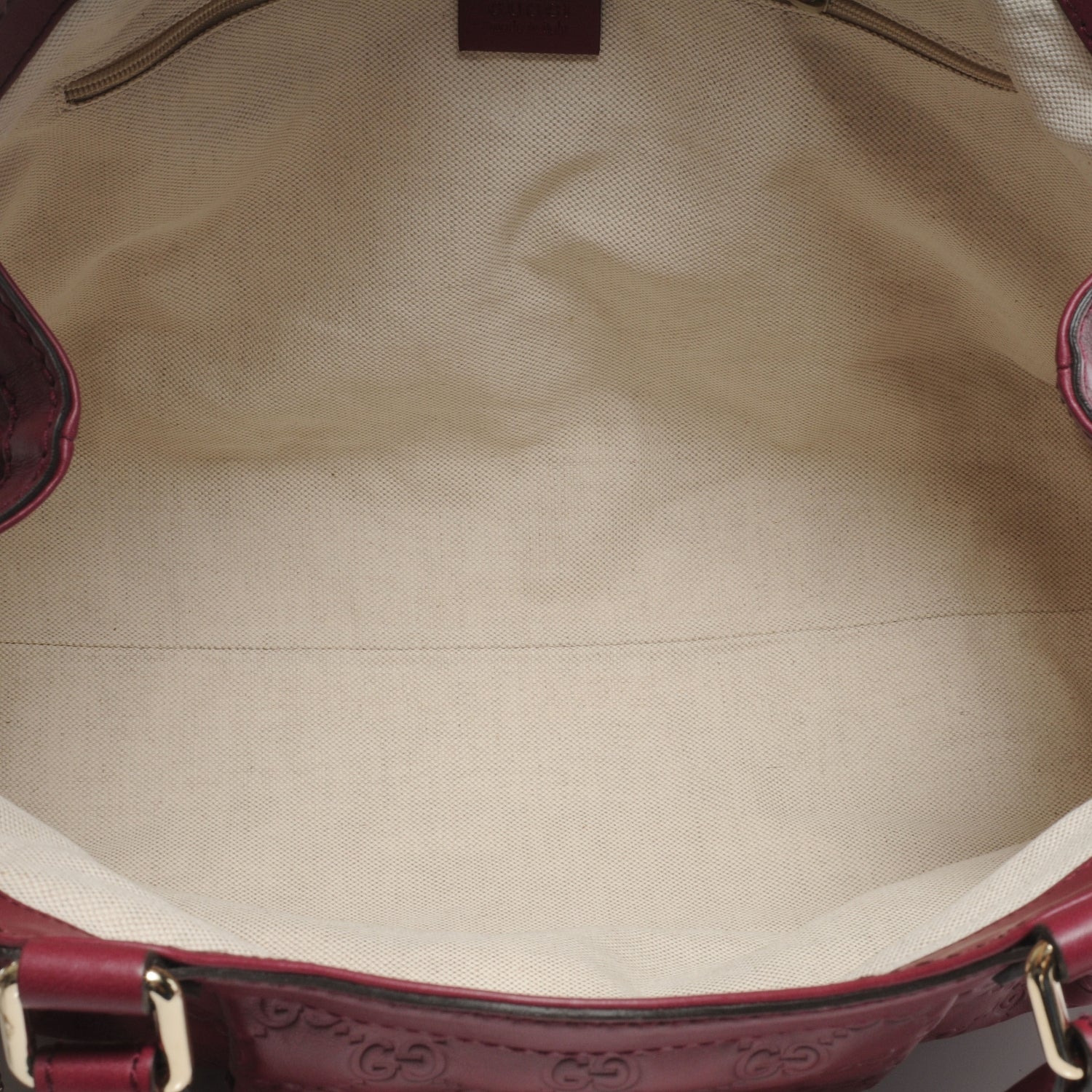 Gucci Guccissima Medium Sukey Tote Cherry 5 of 8