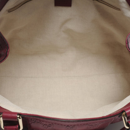 Gucci Guccissima Medium Sukey Tote Cherry 5 of 8