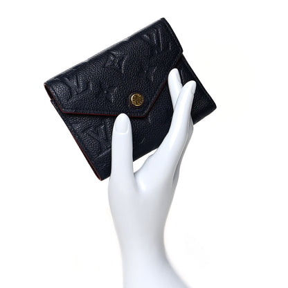 Louis Vuitton Empreinte Victorine Wallet Marine Rouge 2 of 9