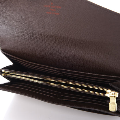 Louis Vuitton Damier Ebene Sarah Wallet NM 6 of 8