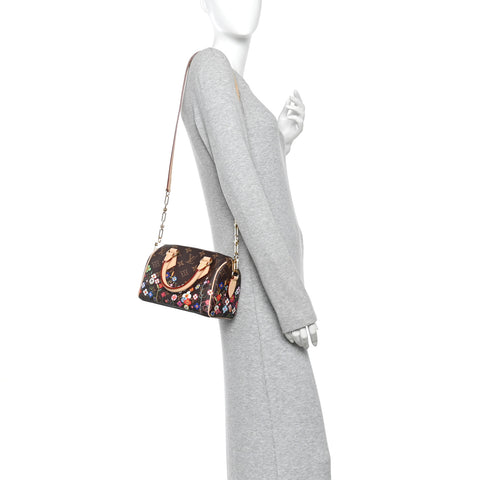 LV X TM Monogram Flowers Speedy Bandouliere 20