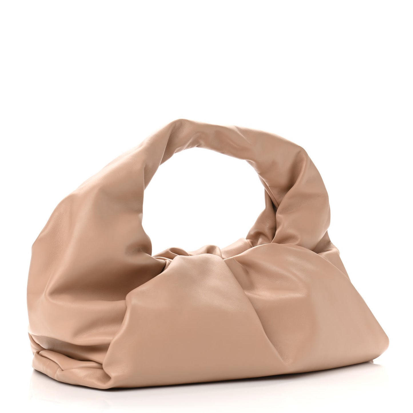 Smooth Butter Calfskin Small The Shoulder Pouch Almond