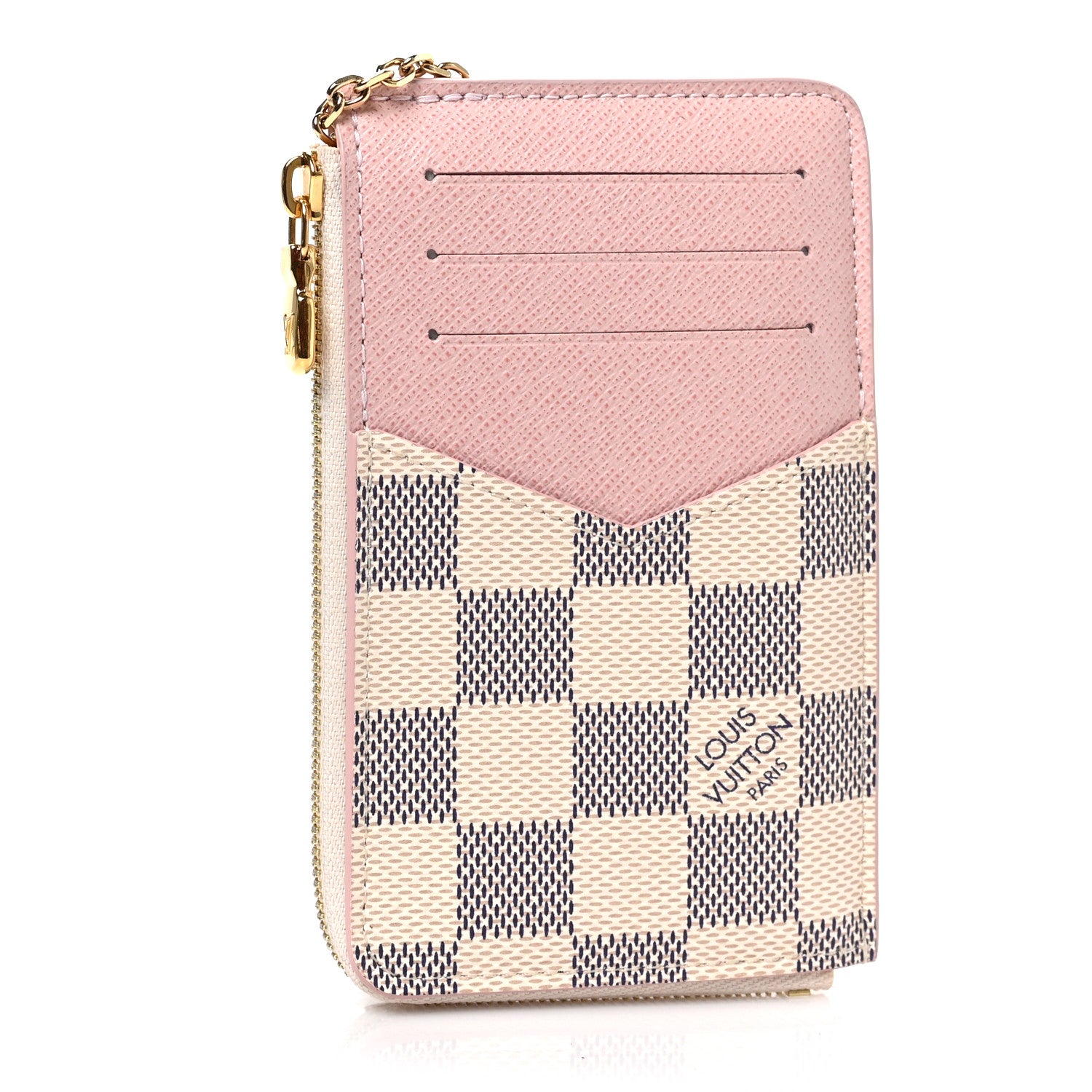 Louis Vuitton Damier Azur Recto Verso Card Holder Rose Ballerine 3 of 6