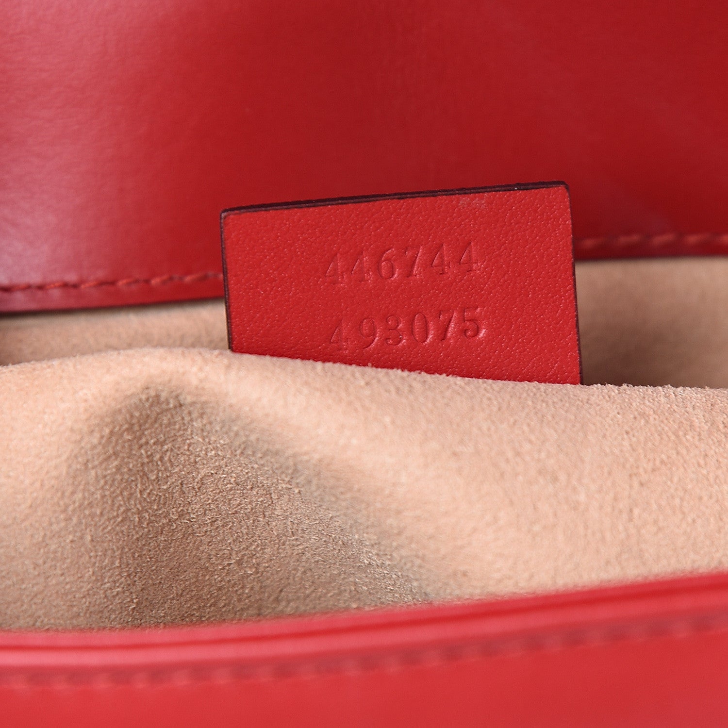 Gucci Calfskin Matelasse Mini GG Marmont Shoulder Bag Hibiscus Red 6 of 9