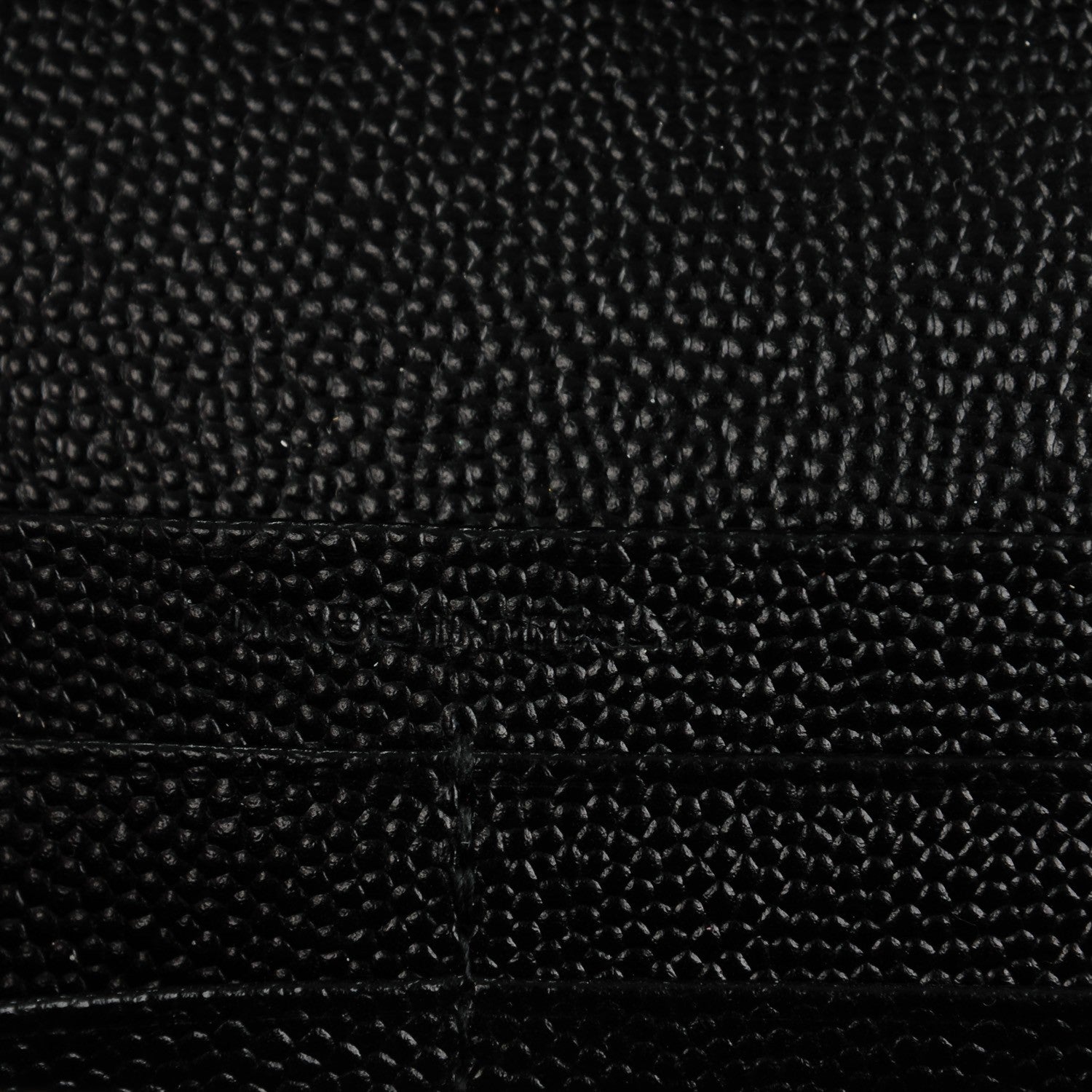 Saint Laurent Grain De Poudre Matelasse Chevron Monogram Chain Wallet Black 8 of 8