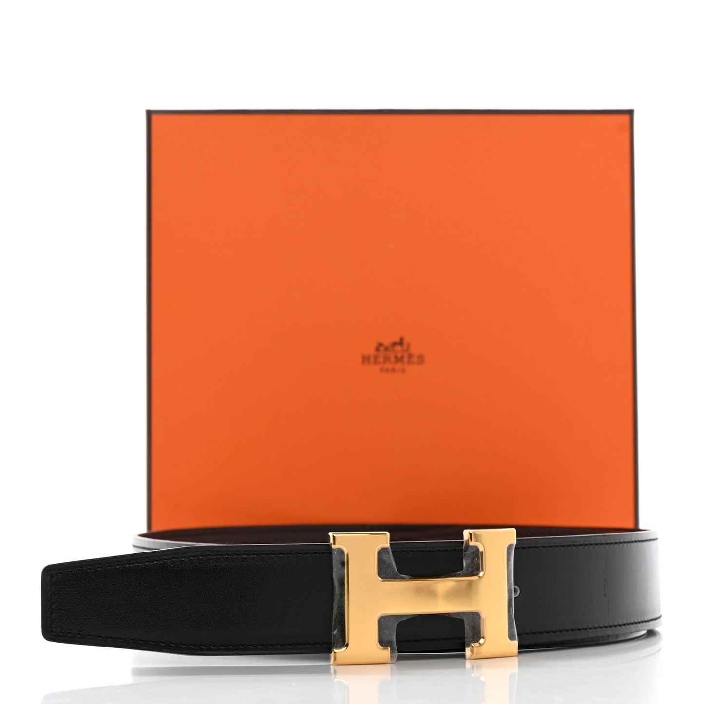 Box Togo 32mm H Belt 80 32 Black Chocolate