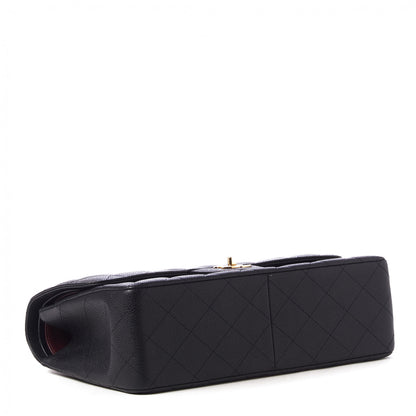 Chanel Caviar Quilted Jumbo Double Flap Black 4 of 11