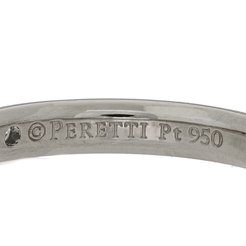 Platinum Diamond Elsa Peretti Band Ring 50 5.5