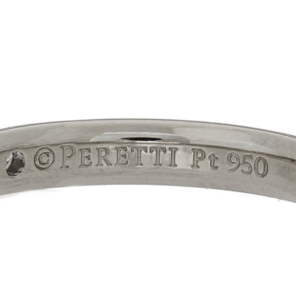 Tiffany Platinum Diamond Elsa Peretti Band Ring 50 5.5 5 of 5