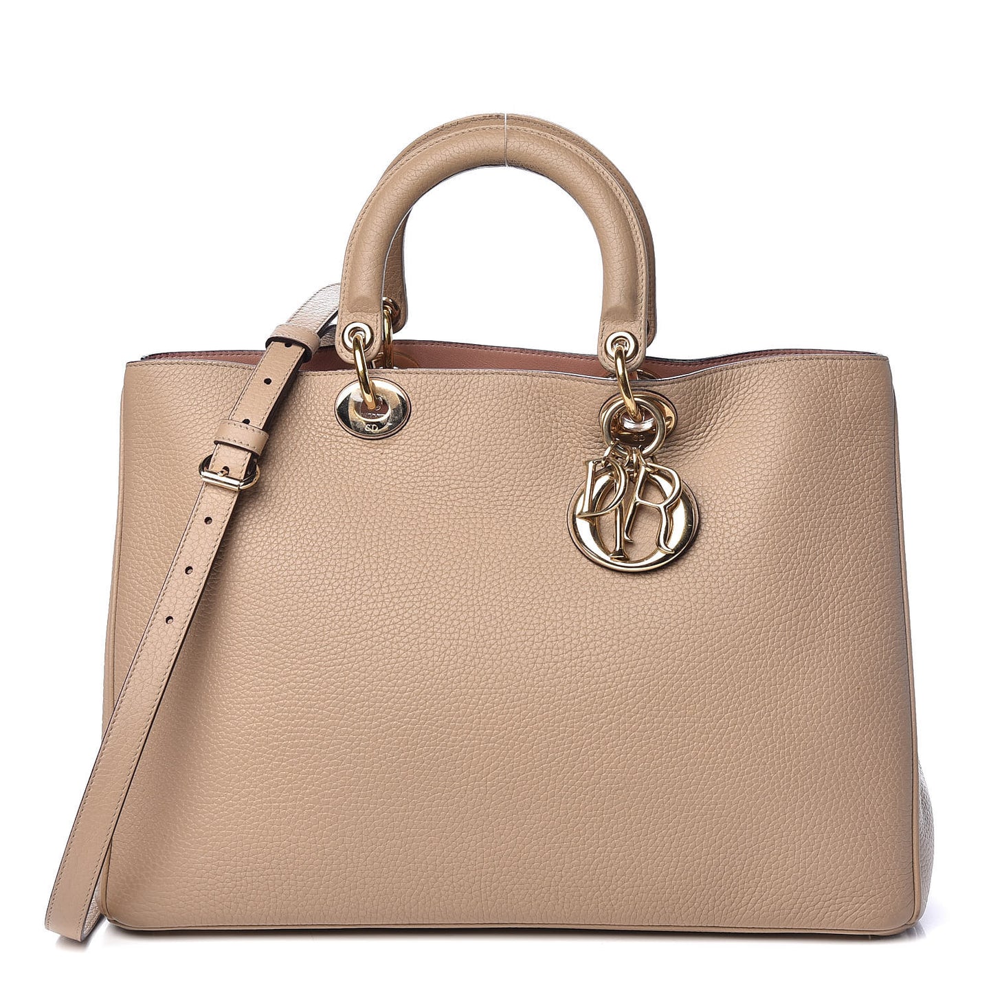 Bullcalf Large Diorissimo Tote Beige Petale