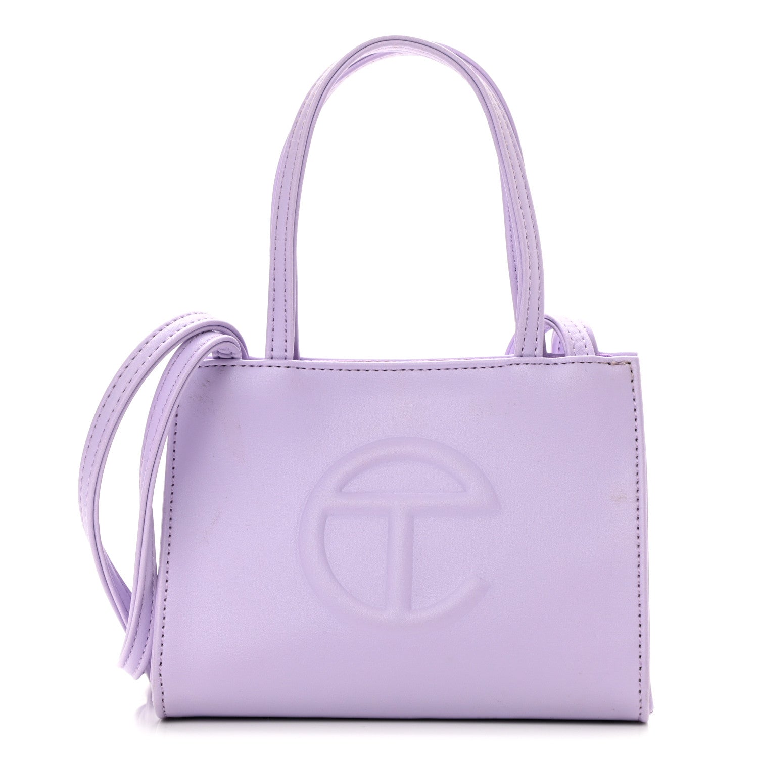 Telfar Vegan Leather Small Shopping Bag Lavender 1 of 9
