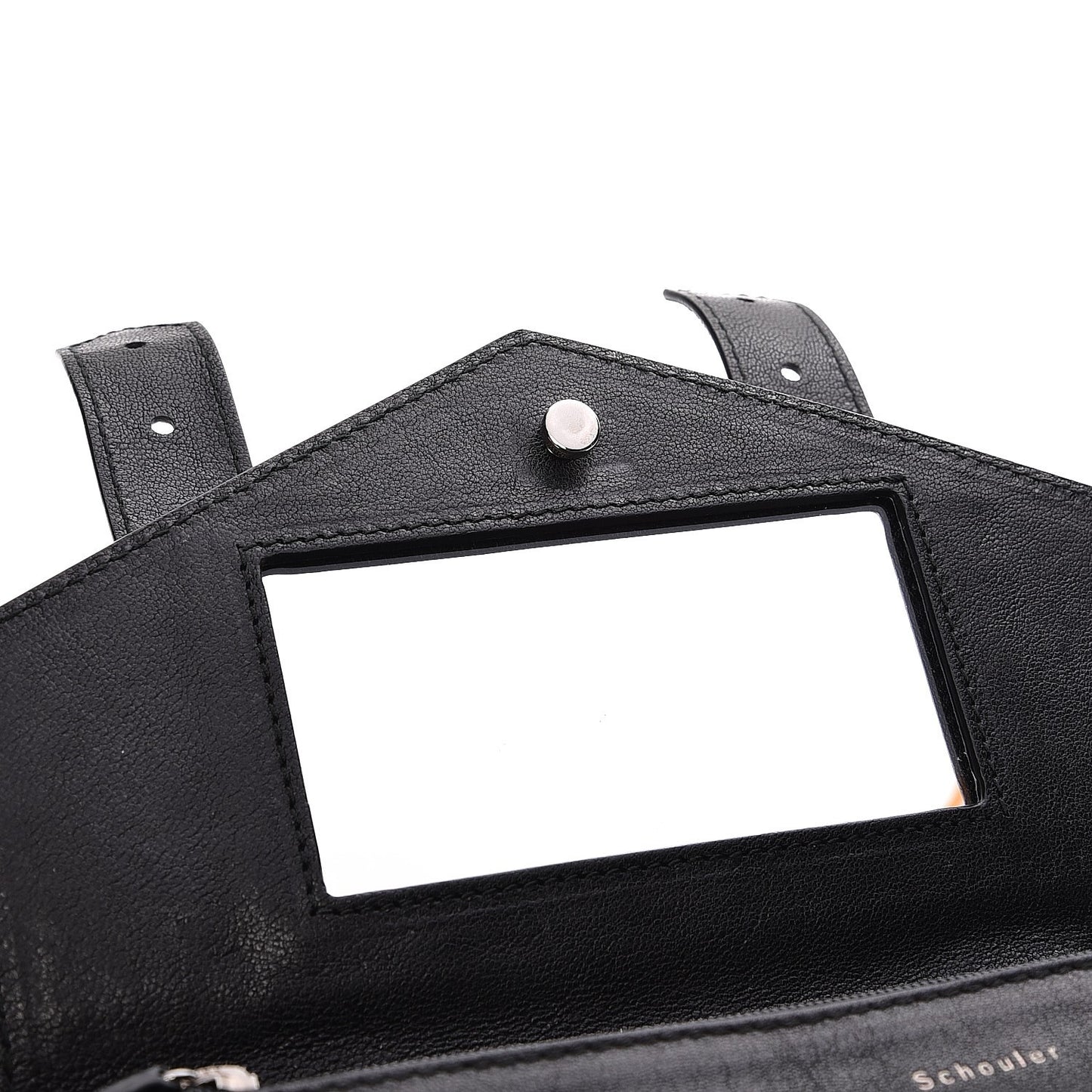 Lambskin PS1 Large Chain Wallet Black