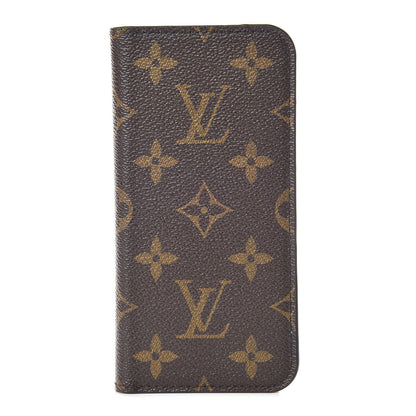 Louis Vuitton Monogram iPhone X Folio Case 1 of 9