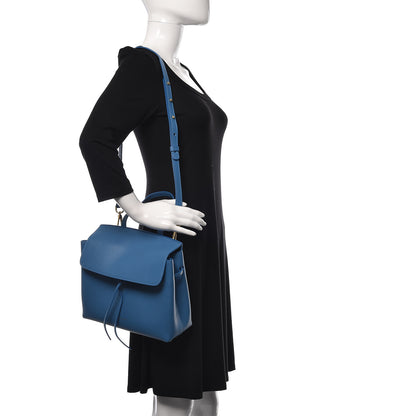 Mansur Gavriel Calfskin Mini Lady Bag Sea Blue 2 of 12