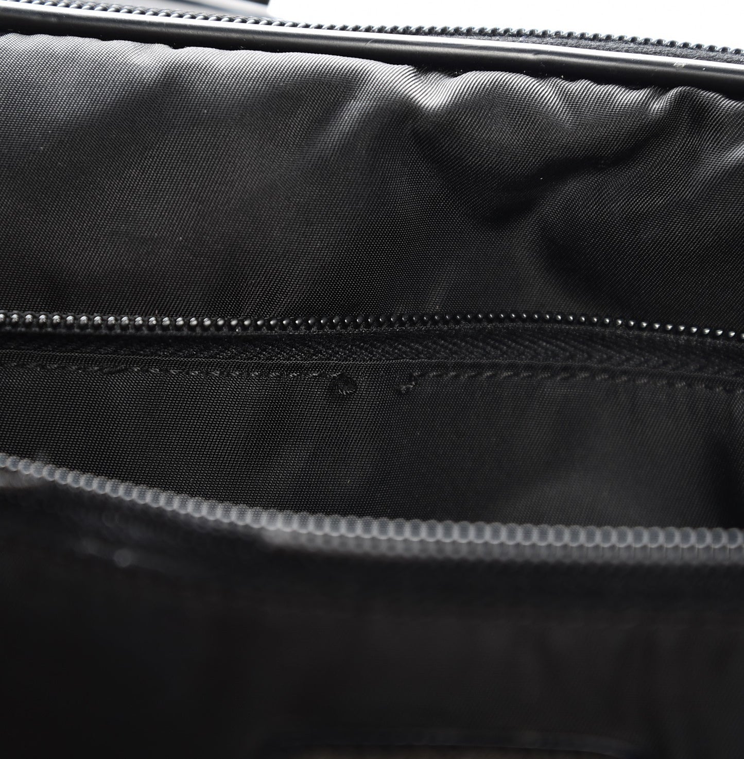 Tessuto Nylon Vela Diaper Bag Black