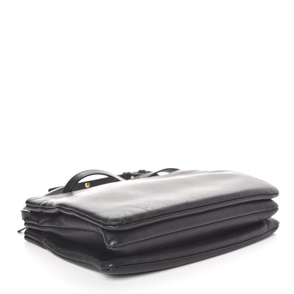 Celine Lambskin Large Trio Crossbody Bag Black 4 of 11
