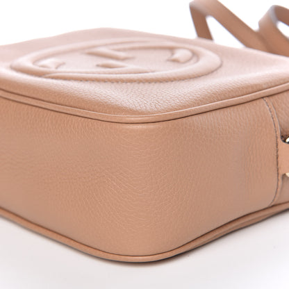 Gucci Pebbled Calfskin Small Soho Disco Bag Rose Beige 9 of 9