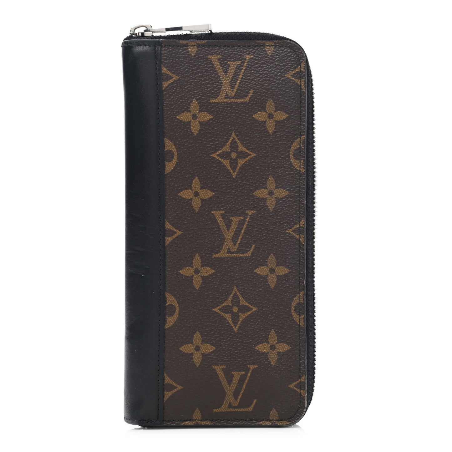 Monogram Macassar Vertical Zippy Wallet