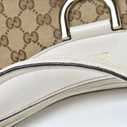 Gucci Monogram Large D Gold Hobo Off White 13 of 20