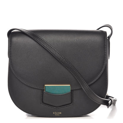 Celine Smooth Calfskin Small Trotteur Black 1 of 11