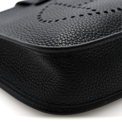 Hermes Taurillon Clemence Evelyne TPM Black 9 of 10