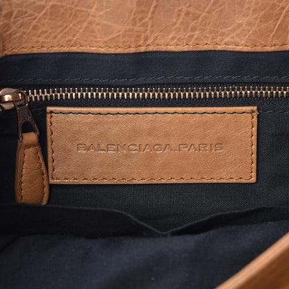 Balenciaga Agneau Giant 12 Rose Gold Hardware Neo Folk Messenger Cumin 6 of 12