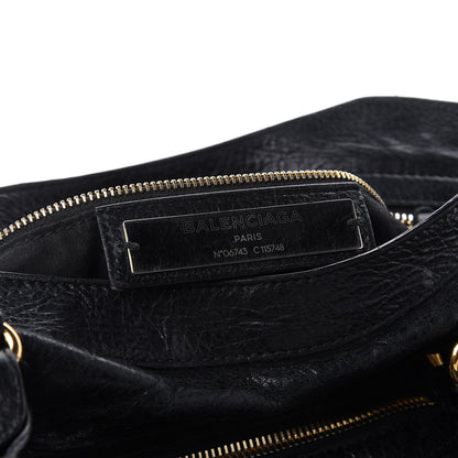 Balenciaga Agneau Classic Gold Hardware City Black 8 of 9