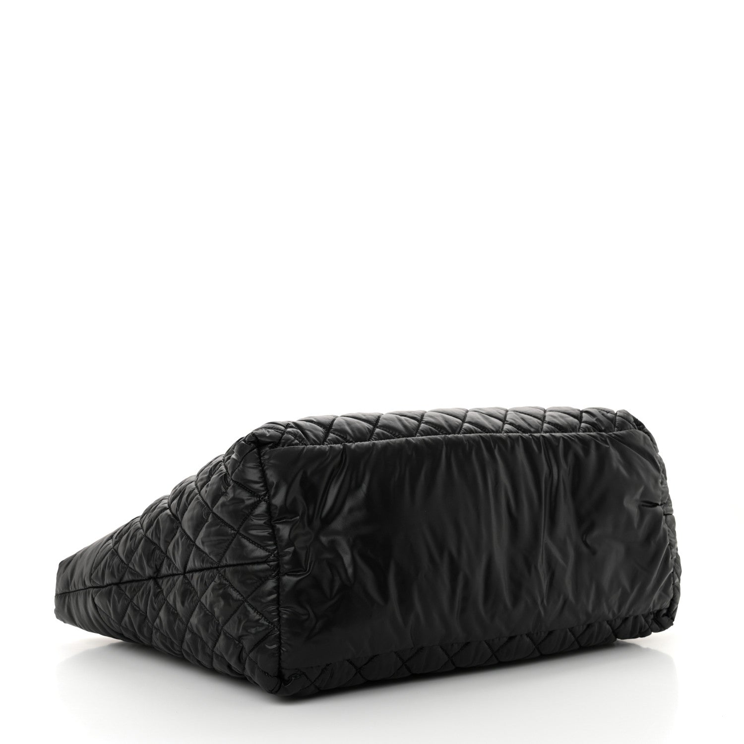 Chanel Nylon Quilted Large Coco Cocoon Tote Black 4 of 11