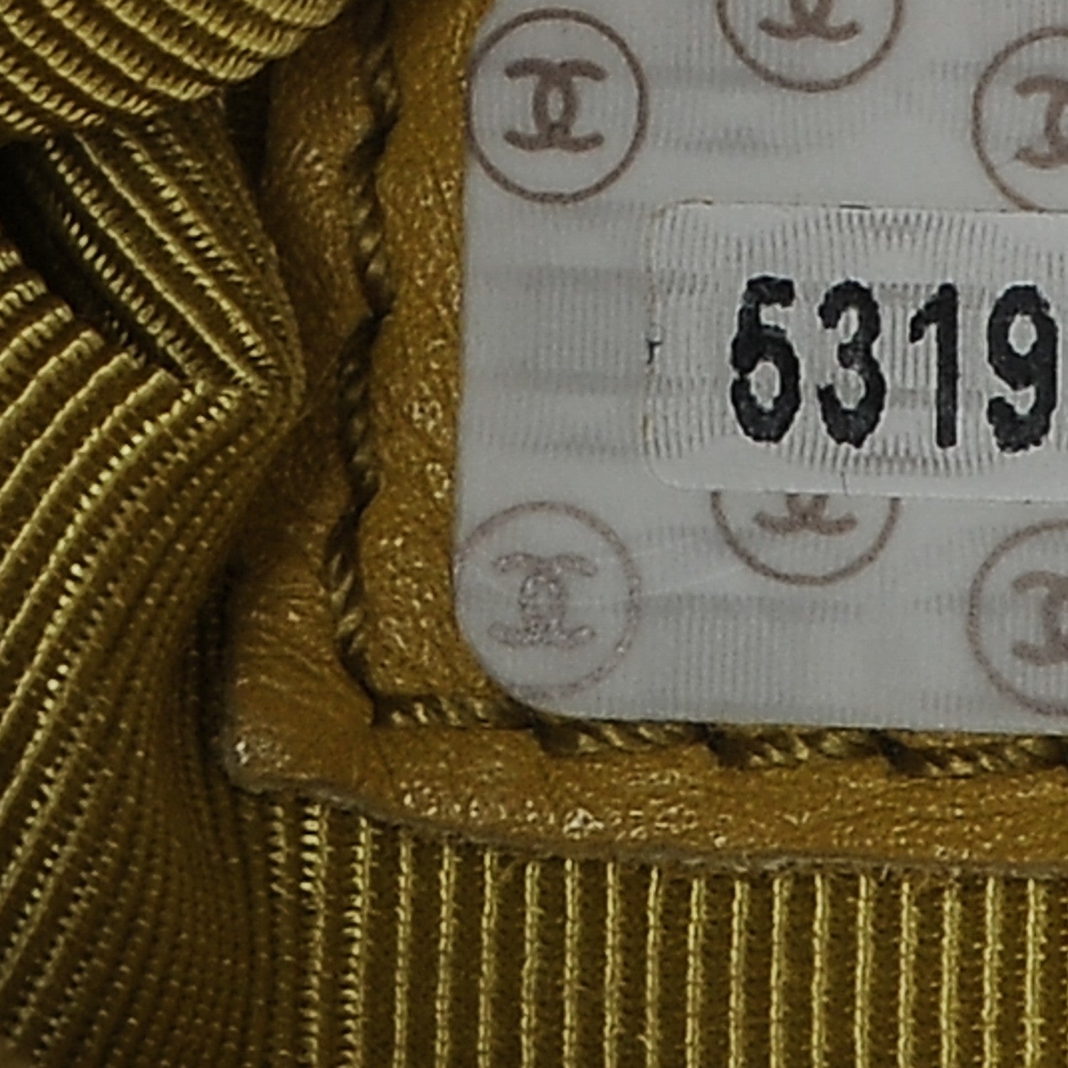 Chanel Caviar Shoulder Bag Yellow 7 of 10