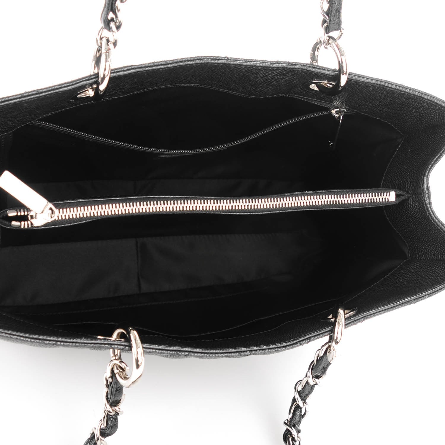 Chanel Caviar Quilted Grand Shopping Tote GST Black 5 of 7
