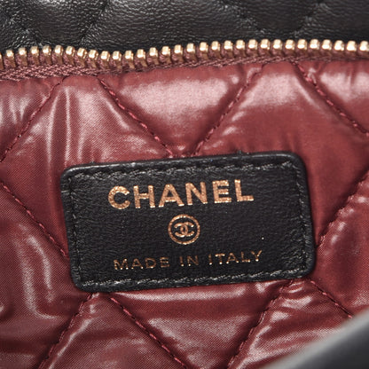 Chanel Lambskin Quilted CC Beauty Clutch Black 6 of 8