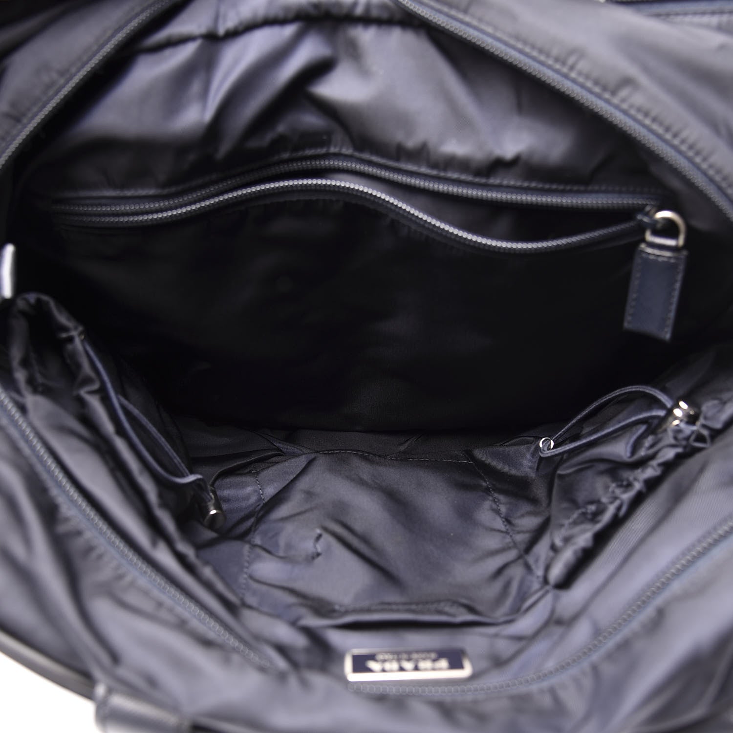 Prada Tessuto Nylon Vela Diaper Bag Navy 6 of 12