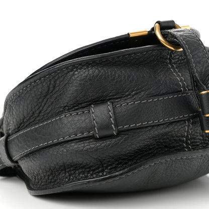 Chloe Calfskin Mini Marcie Round Crossbody Bag Black 10 of 13