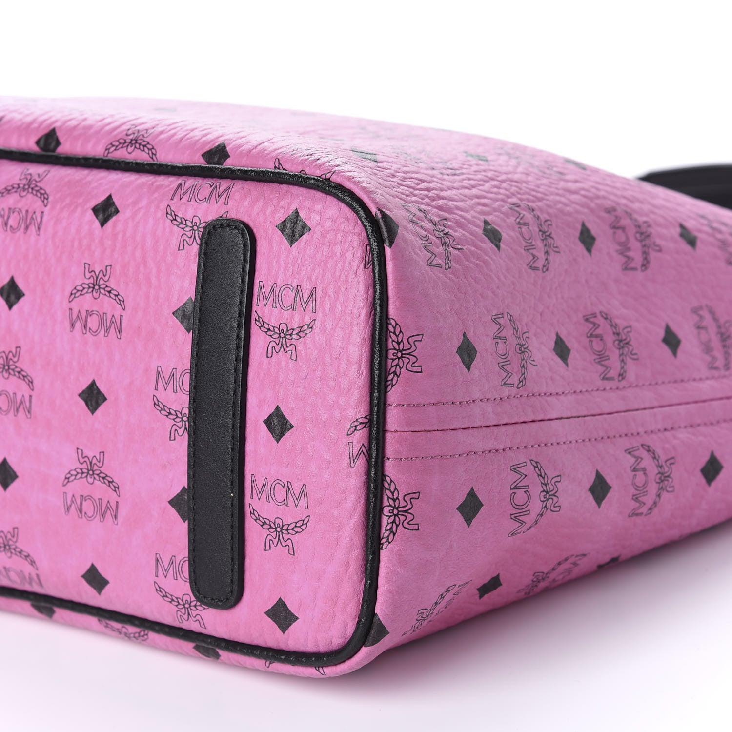 MCM Visetos Medium Liz Reversible Shopper Tote Pink 7 of 15