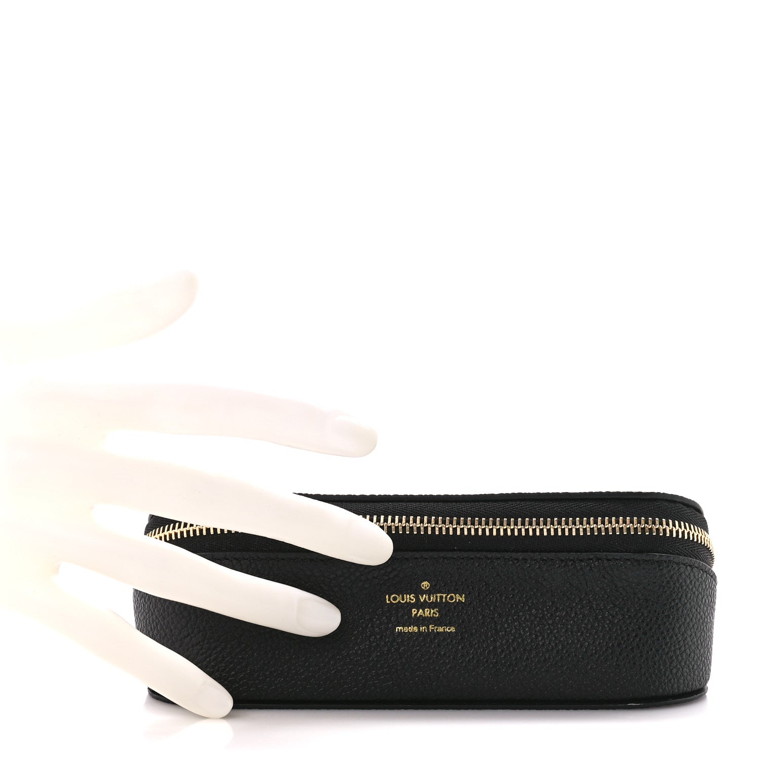 Louis Vuitton Empreinte Monogram Giant Sunglasses Pouch GM Black Beige 2 of 11