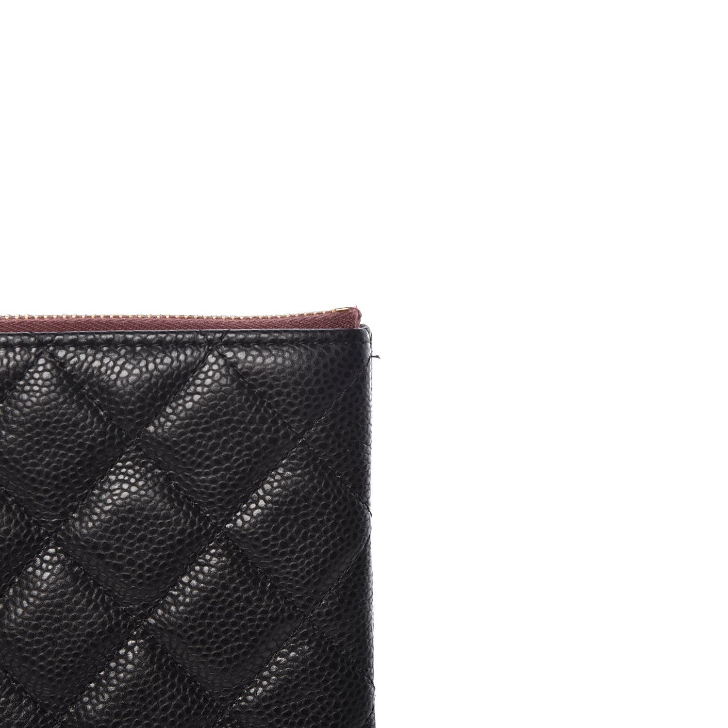 Chanel Caviar Quilted Medium Cosmetic Case Black 10 of 11