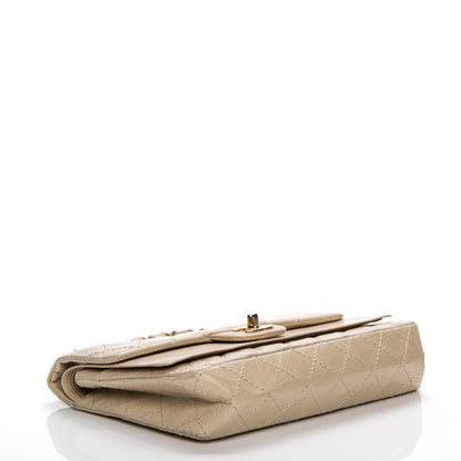 Chanel Aged Calfskin Medium Double Flap Beige 4 of 8