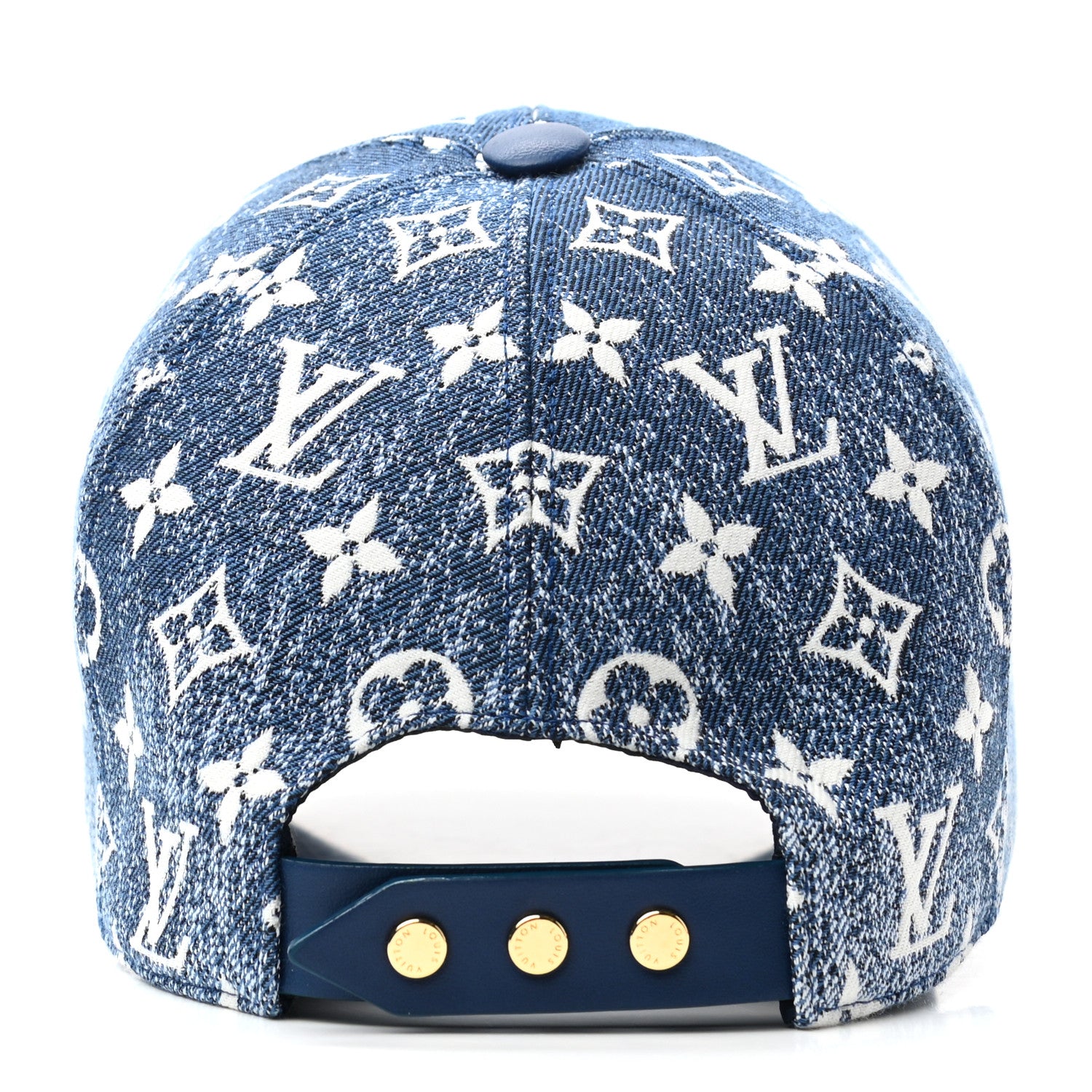 Louis Vuitton Monogram Jacquard Cap L Blue 5 of 8