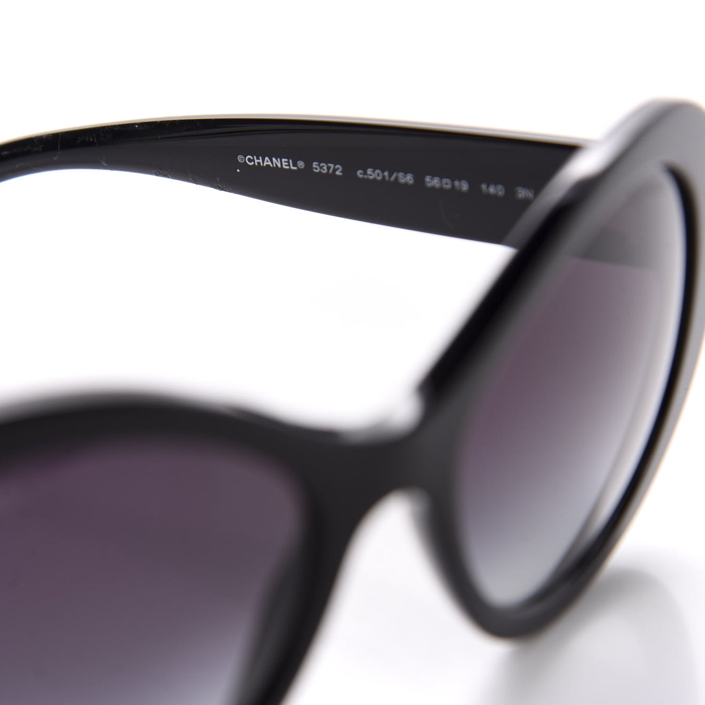 Oval CC Sunglasses 5372 Black