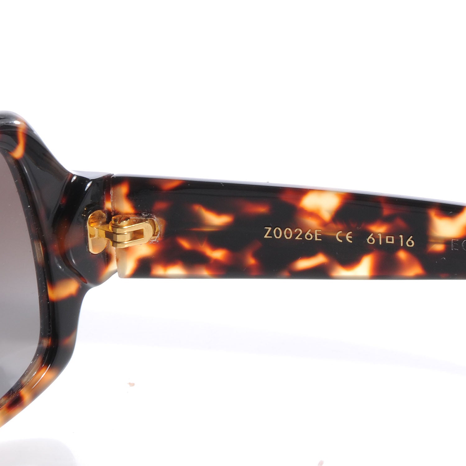 Louis Vuitton Dark Tortoise Obsession Carre Landscape Sunglasses 5 of 5
