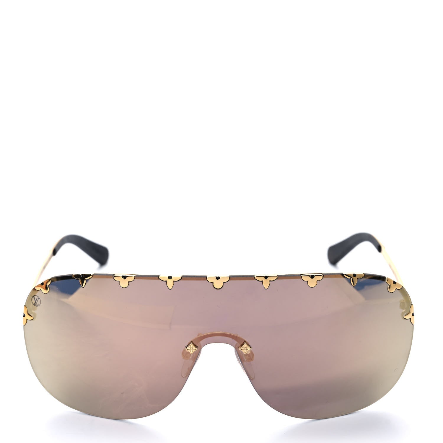 Louis Vuitton Purple Rain Sunglasses Z2367W Gold 2 of 11